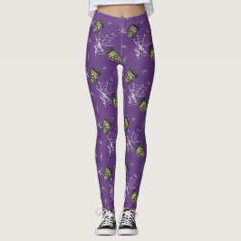 💜 Gothique pourpre Frankenstein Leggings 🕸️ 🦇