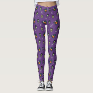 💜 Gothique pourpre Frankenstein Leggings 🕸️ 🦇