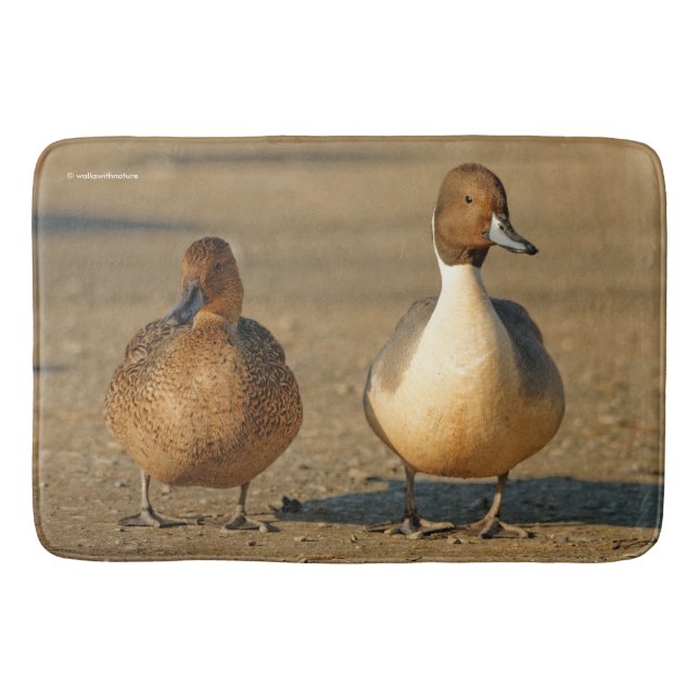 Gothisch-Amerikanische Enten aus Nordhalbkugel Badematte (Vorderseite)