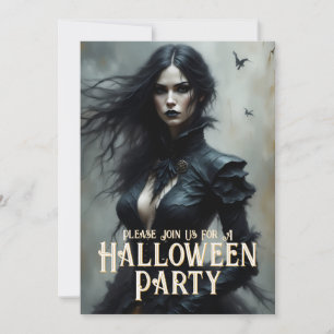 Gothische Halloween-Nacht des Geheimnisses Einladu