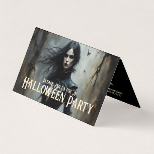 Gothische Halloween-Nacht des Geheimnisses Einladu