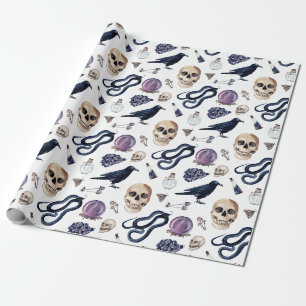 Gothische Hexerei und Magie-Accessoires    Geschenkpapier