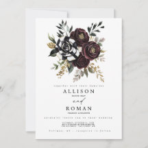 Gothische Hochzeitseinladung