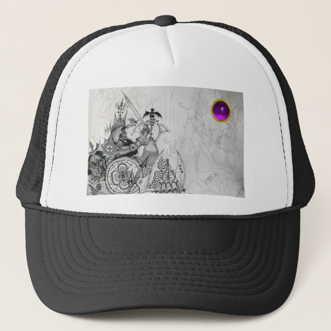 GOTHISCHE KRIEGER, Barbarische Ritter, Fantasie Truckerkappe (Vorderseite)