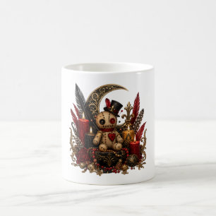 Gothische New Orleans-Voodoo-Puppen-Kunst Kaffeetasse