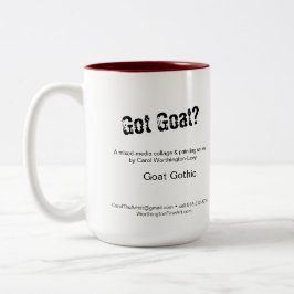 Gothische Tasse - lustige Ziegen mit jeder Tasse!