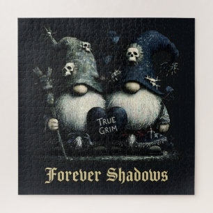 Gothische "True Grim" Gnome mit "Forever Shadows"