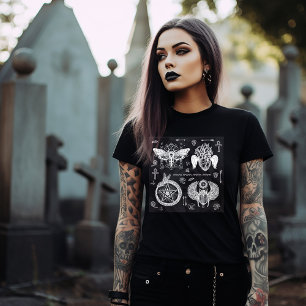 Gothische und Hexensymbole T-Shirt