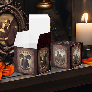 Gothische Vintage-Vampir-Dracula-Halloweenparty Geschenkschachtel