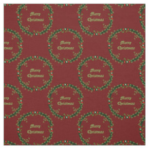 Gothische Weihnachtsfeier Custom Gemustert Stoff
