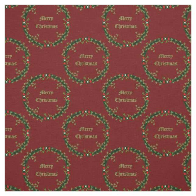 Gothische Weihnachtsfeier Custom Gemustert Stoff (Muster)