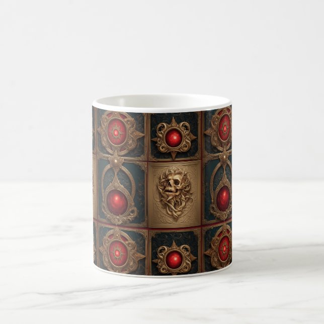 Gothischer Buchdeckel Kaffeetasse (Mittel)