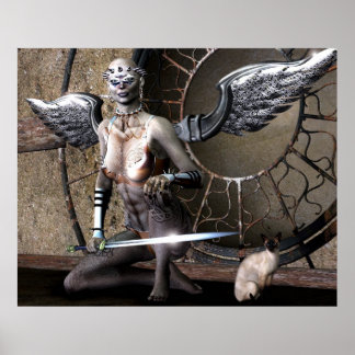 gothischer Engel Poster