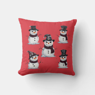 Gothischer Schneemann Kissen