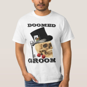 Gothischer Spielschädel, verdammter Bräutigam T-Shirt