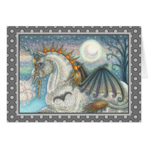 GOTHISCHES HALLOWEEN EINHORN, FLEDERMAUSFLÜGEL, PF