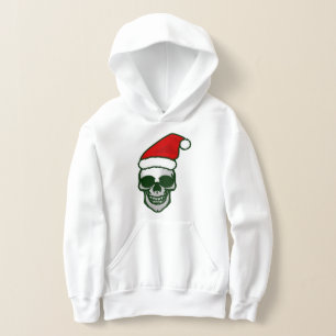 Gothmas hässlicher Weihnachts-Schädel-Weihnachtsma Hoodie