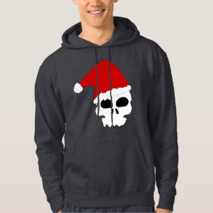 Gothschädel-Weihnachtsmänner Hoodie