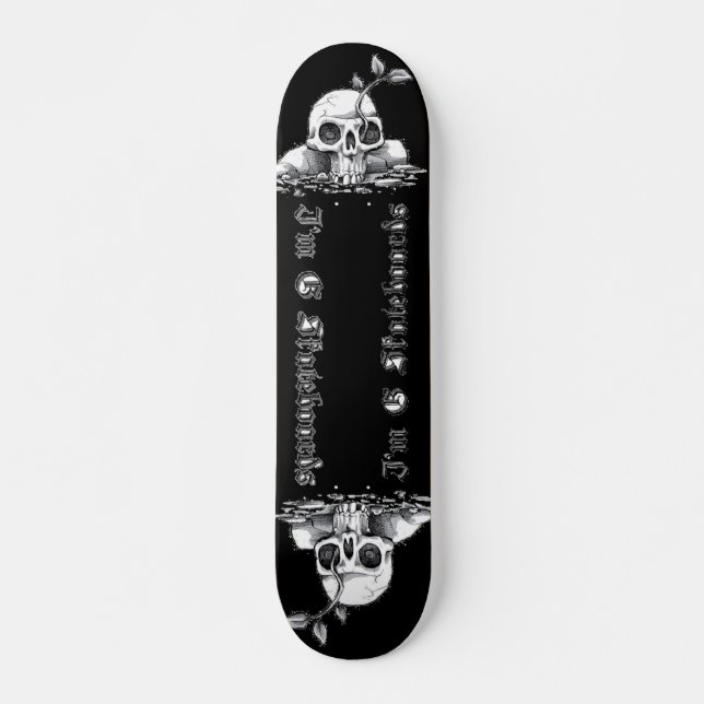 Gotisch-Mittelalterliches Skateboard (Vorne)