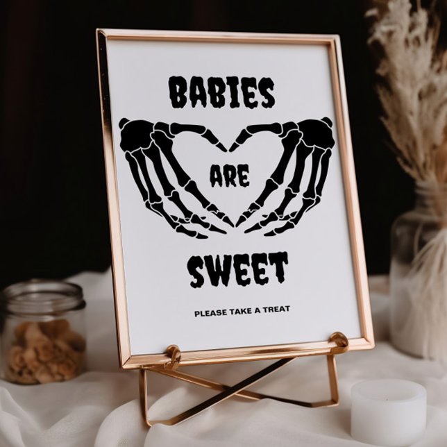Gotische Babys sind ein süßes Halloween-Babyduschz Einladung (Von Creator hochgeladen)