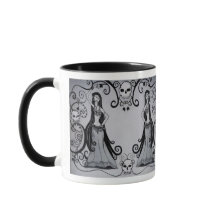 Gotische Bauchtänzerin-Tasse