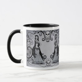 Gotische Bauchtänzerin-Tasse Tasse