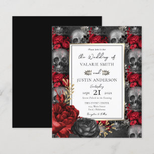 Gotische Bläschen Hochzeit