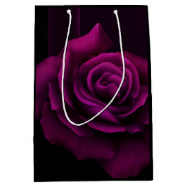 Gotische Blume mit Lila Rote Rose Mittlere Geschenktüte