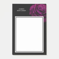 Gotische Blume mit Lila Rote Rose