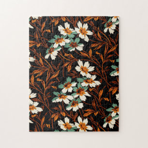 Gotische Blume Muster Transparente ästhetische Blu