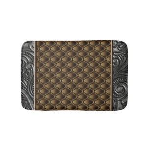 Gotische Bronze Badematte