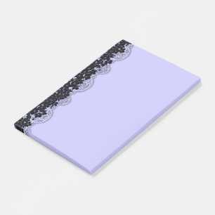 Gotische Eleganz Blaue Schwarze Kirschblüten Post-it Klebezettel