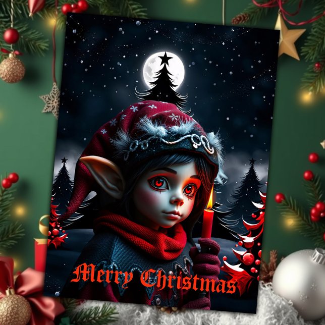 Gotische Elfenzauber unter Vollmond. Tischdecke (Von Creator hochgeladen)