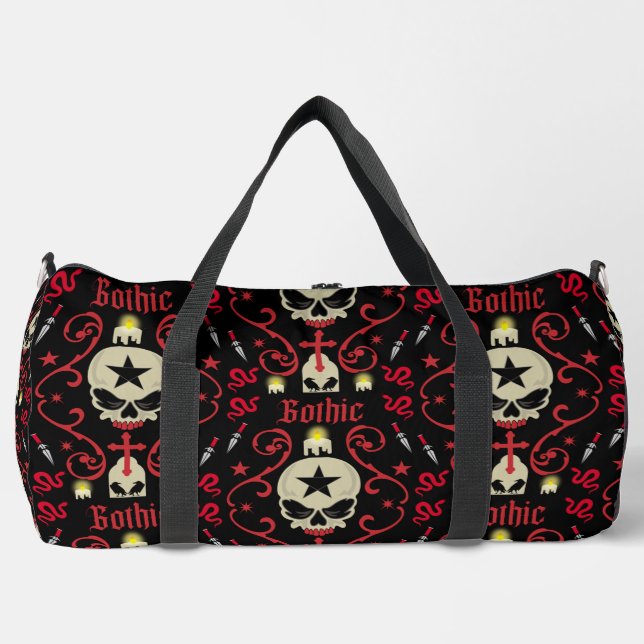 Gotische Fashion Bags und Accessoires Duffle Bag (Vorderseite)