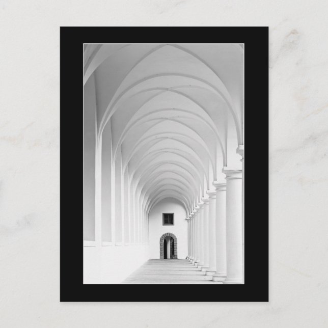 Gotische Flurfotografie Postkarte (Vorderseite)