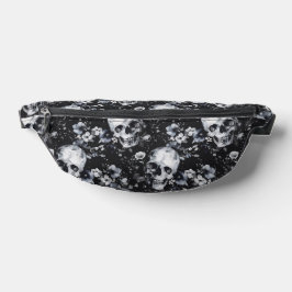 Gotische Gartenschnecken und Blumengoten Sommer Bauchtasche