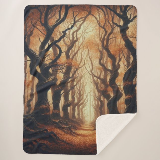 Gotische Herbstwälder Sherpadecke (Vorderseite)