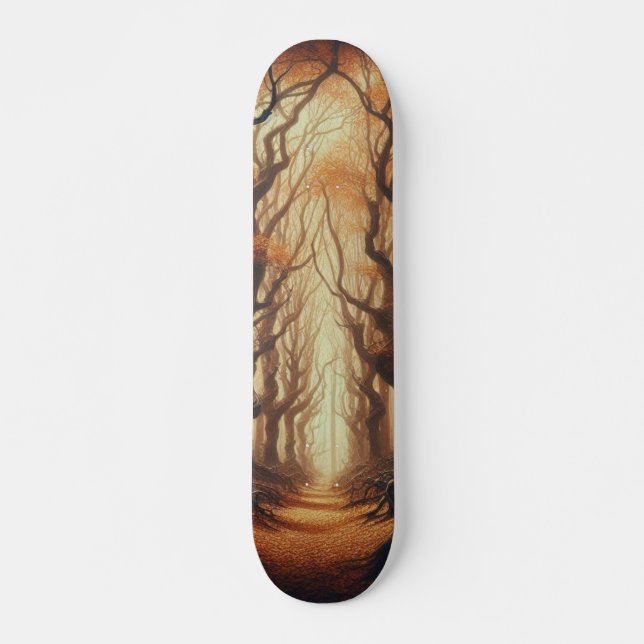 Gotische Herbstwälder Skateboard (Vorne)