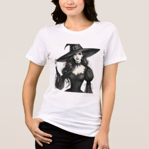 Gotische Hexen-T-Shirt verzaubern Tri-Blend Shirt