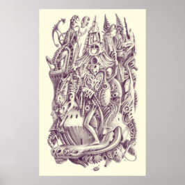 gotische Himmelskirche Poster