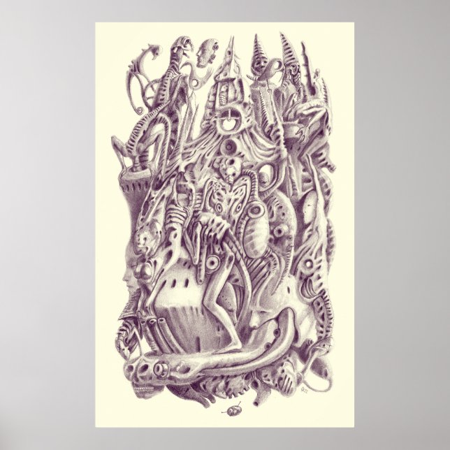gotische Himmelskirche Poster (Vorne)