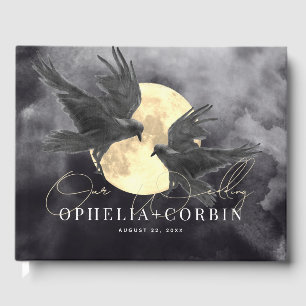 Gotische Hochzeit von Raven & Golden Moon Gästebuch