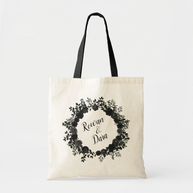 Gotische Hochzeitsgeschenk-Tasche der weißen und s Tragetasche (Vorne)
