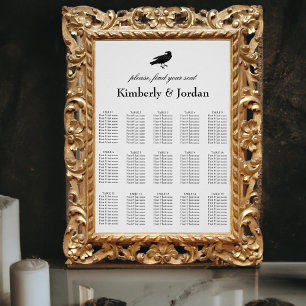 Gotische Hochzeitskarte bis zum Tod machen wir Tei Poster