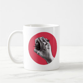 Gotische Horrorkunst - erstochene Hand Kaffeetasse