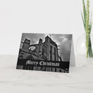 Gotische Kathedrale frohe Weihnachten