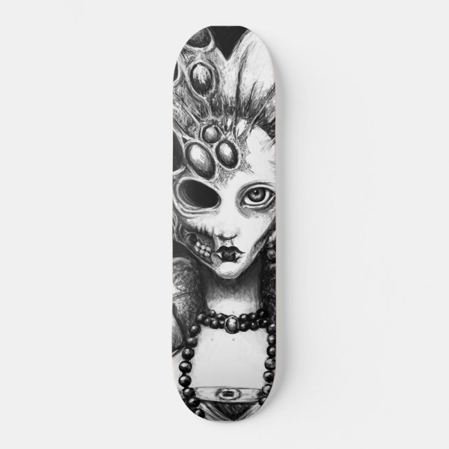 Gotische Kunst-Skateboard-Plattform Skateboard (Vorderseite)