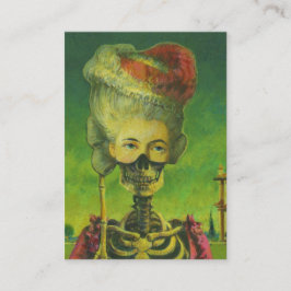 Gotische Künstler-Trading Cards des Skelett-ACEO Visitenkarte