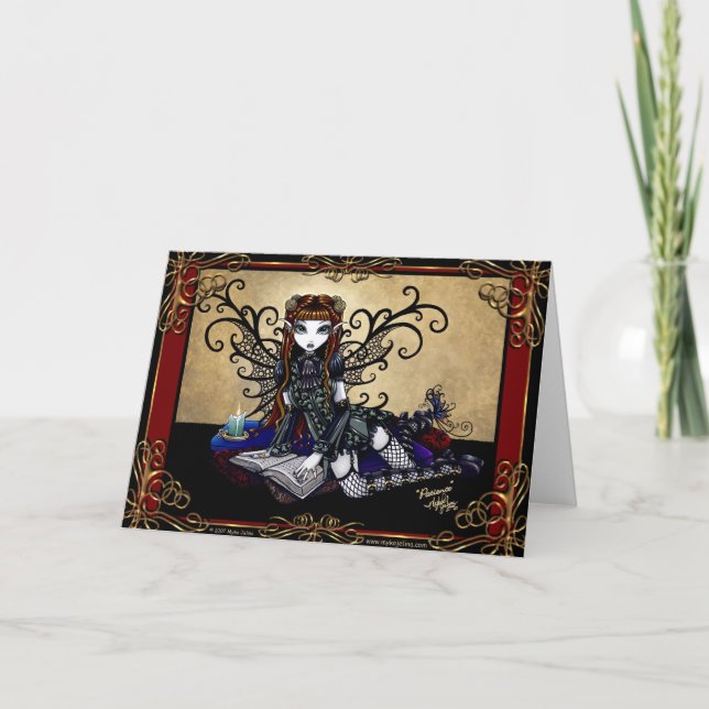 Gotische Märchenkarte "Patient" Karte (Vorderseite)