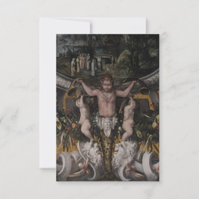 Gotische Pose ~ Einladungen (Vorderseite)